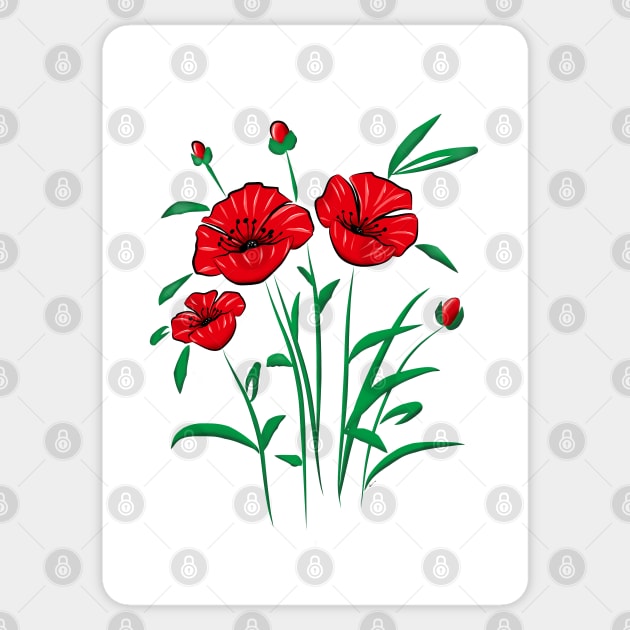 Poppies Sticker by annalisaamato